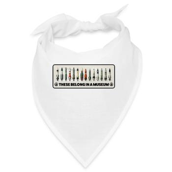 Atomraketen - Diese gehören ins Museum. - Bandana - Weiß - Vorne
