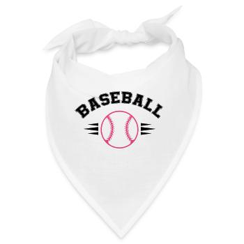 baseball - Bandana - Weiß - Vorne