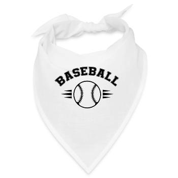 baseball - Bandana - Weiß - Vorne