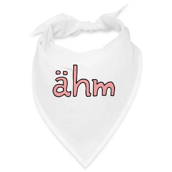 ähm - Bandana - Weiß - Vorne