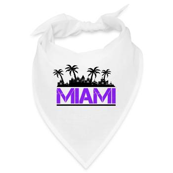 miami - Bandana - Weiß - Vorne