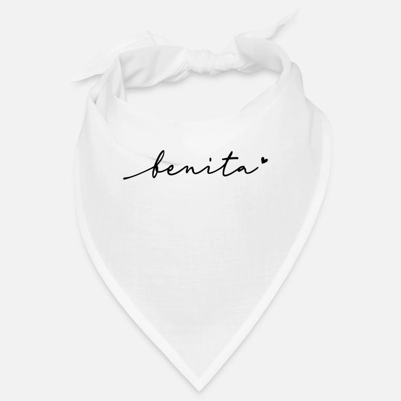 Benita Cursive Name Bandana