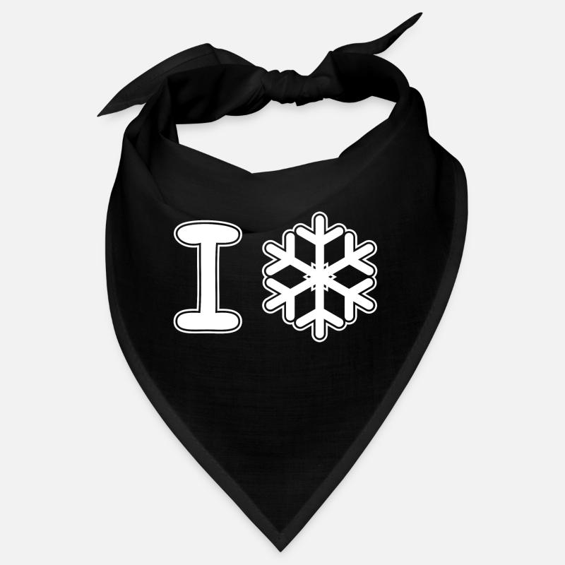 J’aime la neige Bandana