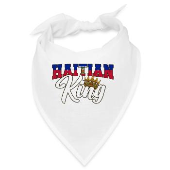 Haiti Haitian Flagge Ayiti Haitianer I Geschenk - Bandana - Weiß - Vorne