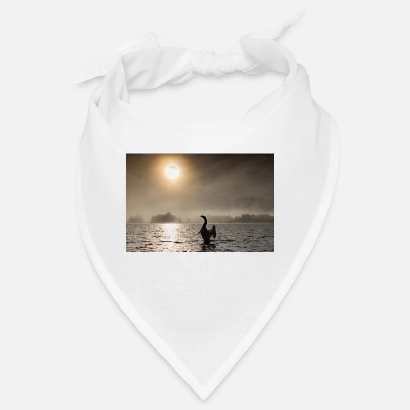 Swan backlit Bandana