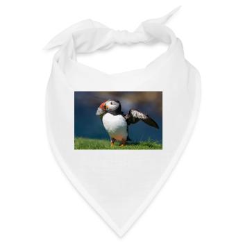 Papageientaucher - Bandana - Weiß - Vorne