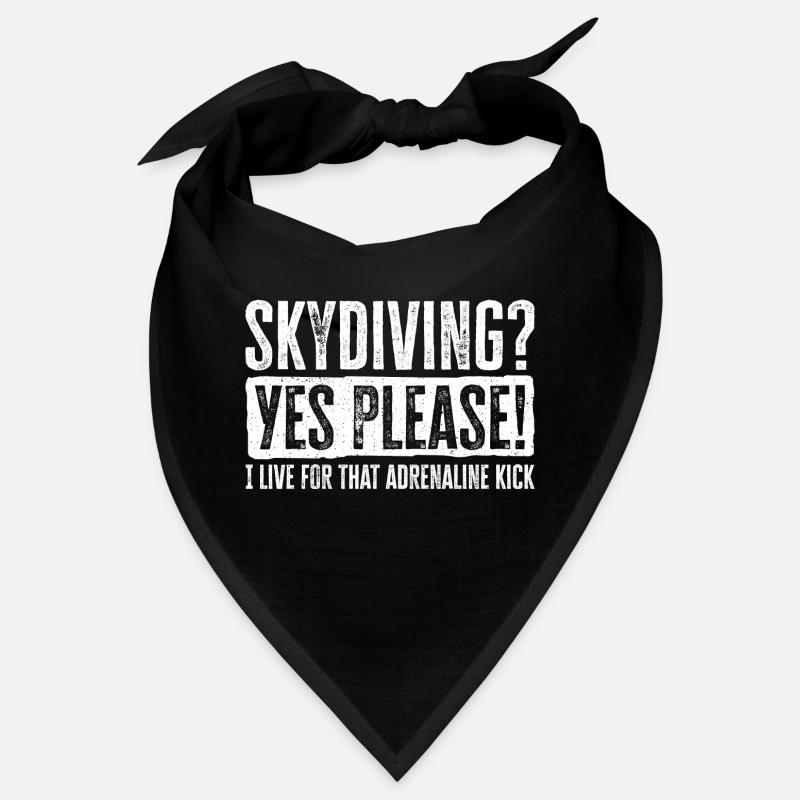 Sky Dive Fever Design. Perfektes Adrenalin-Geschenk Bandana