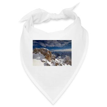 Zugspitze Gipfelkreuz - Bandana - Weiß - Vorne