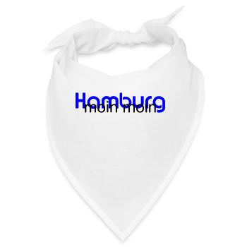 Hamburg - MoinMoin - Blue - Bandana - Weiß - Vorne