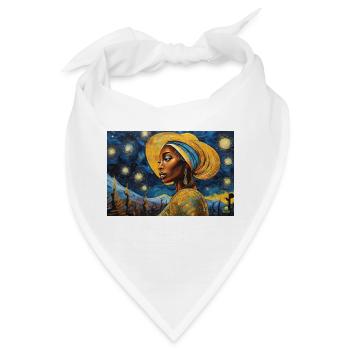 Impressions from Africa #10 - Bandana - Weiß - Vorne