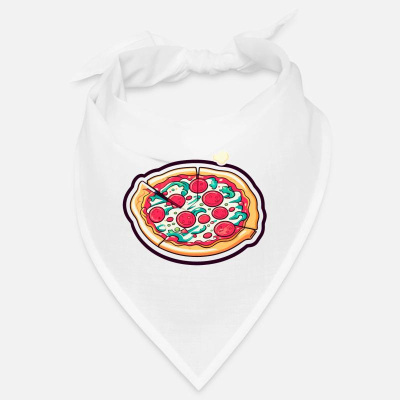 Pizza Slice Drawing Bandana
