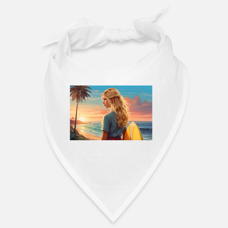 Fille surfeuse Bandana