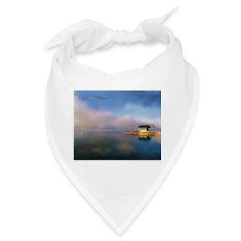 Lake Pontoon Pier - Bandana - Weiß - Vorne
