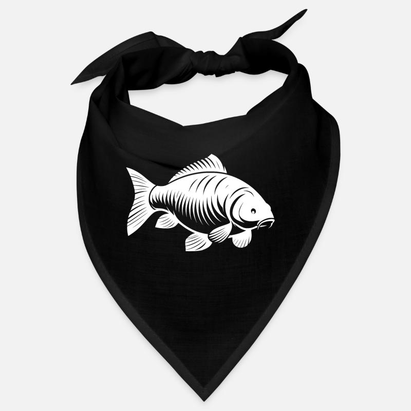 Carpe blanc transparent Bandana