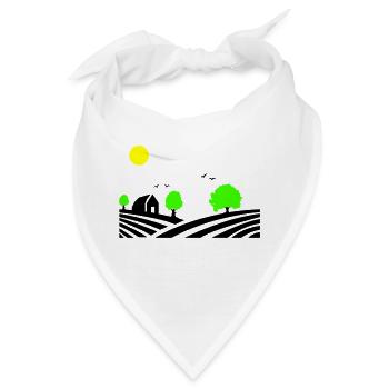 farm - Bandana - Weiß - Vorne