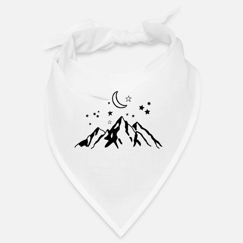 Starry Night - Mountain Nature Gift Bandana