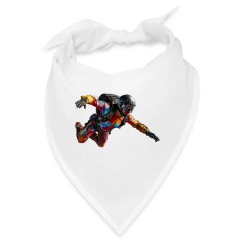 Fallschirmspringen ist ein Extremsport - Bandana - Weiß - Vorne