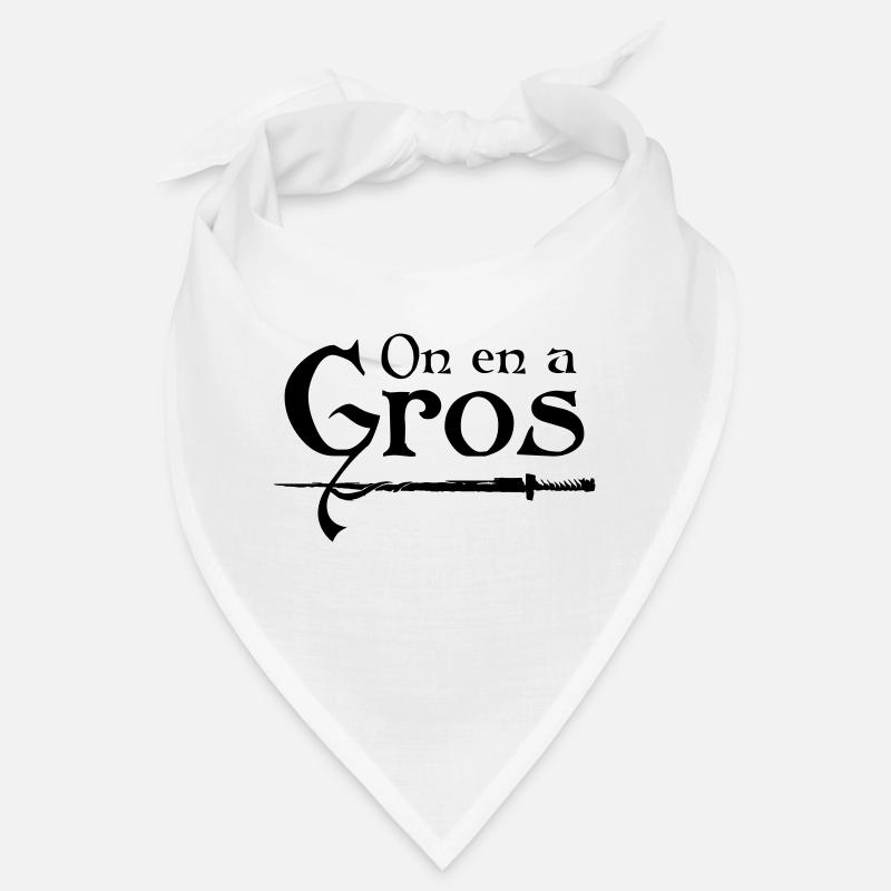 On en a gros - Citation Perceval - Bandana - blanc