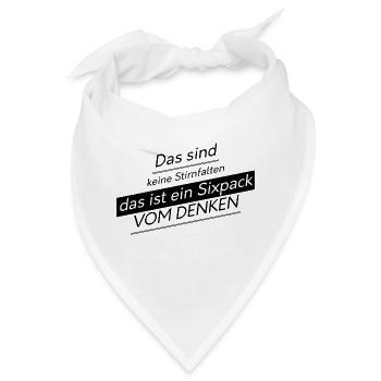 witzige geschenkidee - Bandana - Weiß - Vorne