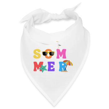 Sommer - Summer - Sommerliebe - Sonne - Sun - Bandana - Weiß - Vorne