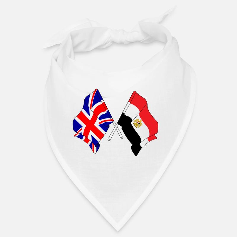 Drapeau de l’Angleterre et drapeau de l’Égypte Bandana