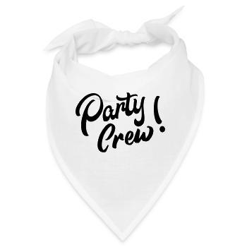 party crew - Bandana - Weiß - Vorne