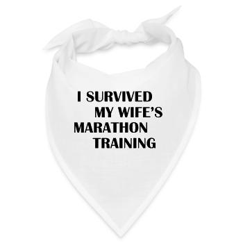 Marathon Running Jogging - Bandana - Weiß - Vorne