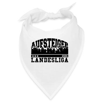 Aufsteiger 2024 Landesliga Aufstieg Fußball - Bandana - Weiß - Vorne