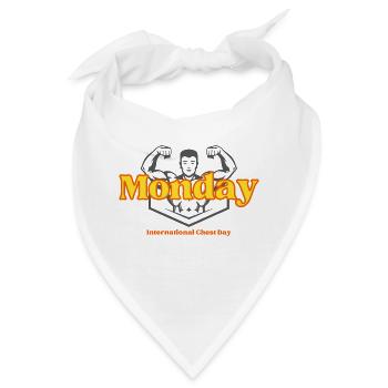 Monday International Chest Day - Bandana - Weiß - Vorne