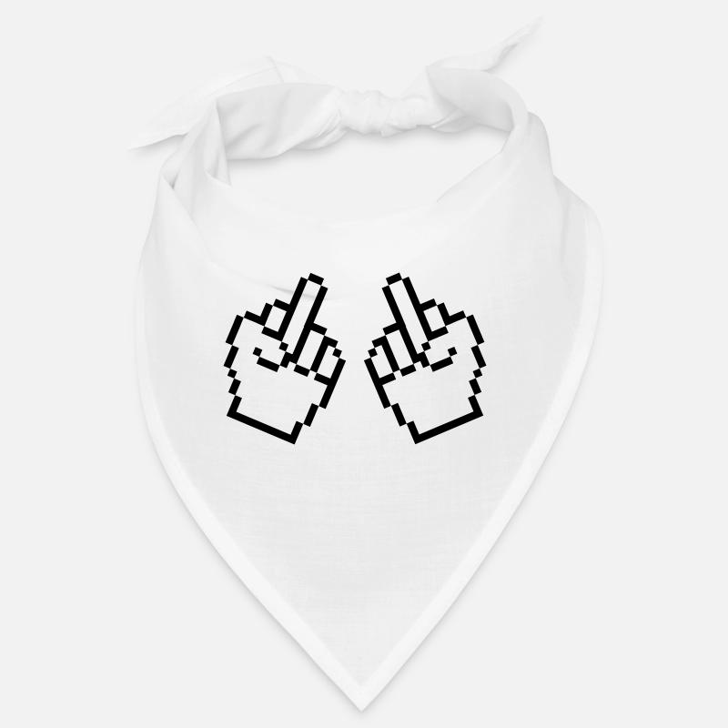 mittelfinger pixel Bandana