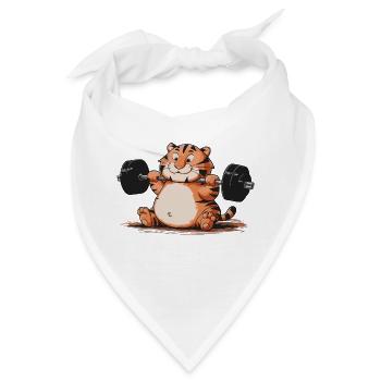 TIGER FITNESSSTUDIO - Bandana - Weiß - Vorne