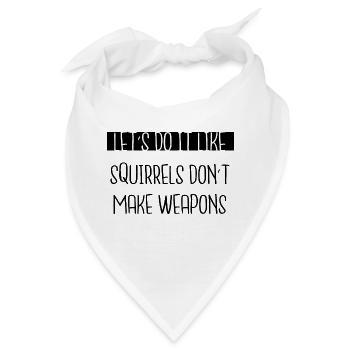 peace movement disarmament gift jokes funny geek - Bandana - Weiß - Vorne