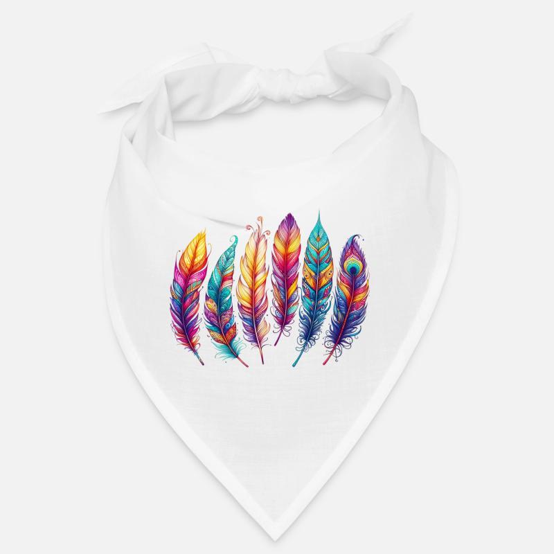 Feather Feather Pen Pens Bandana