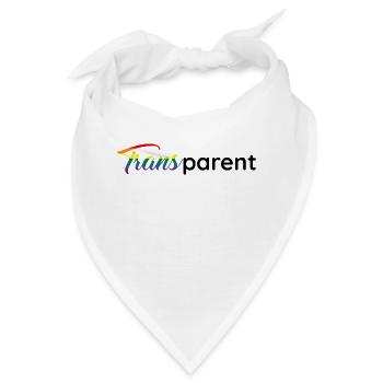 Transparent Transgender Wortspiel für alle Eltern - Bandana - Weiß - Vorne