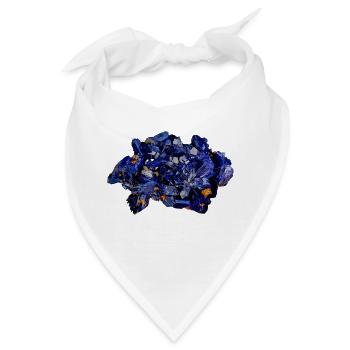 Azurit Kristall Marokko - Bandana - Weiß - Vorne