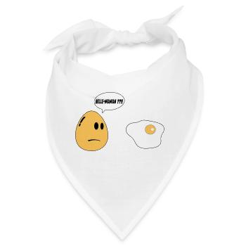 Schönes Mama-Ei - Bandana - Weiß - Vorne