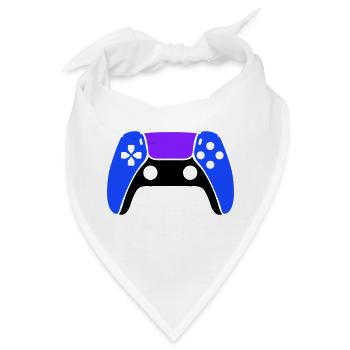 gamer gamepad - Bandana - Weiß - Vorne