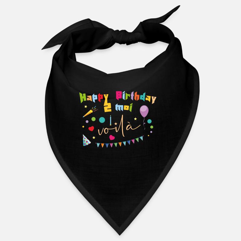 Geburtstag - Joyeux anniversaire à moi Bandana