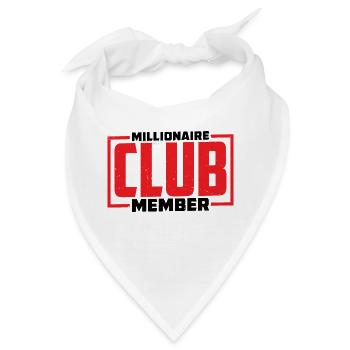 Millionaire Club Member 36 - Bandana - Weiß - Vorne