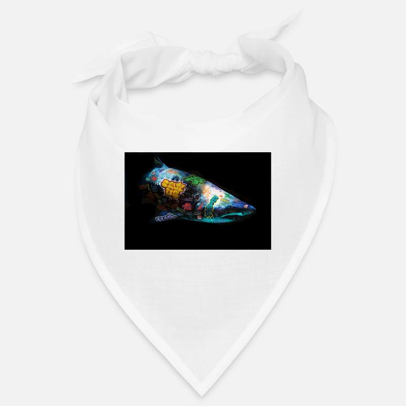 Graffiti Requin von Blach® Bandana