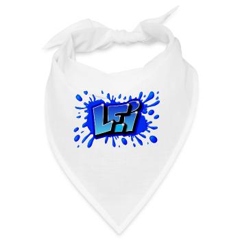 GRAFFITI VORNAME LEI DRUCKBAR - Bandana - Weiß - Vorne