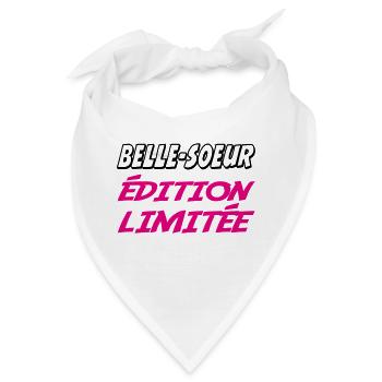 BELLE SOEUR limitierte Auflage - Bandana - Weiß - Vorne