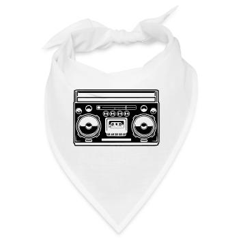 ghettoblaster 1 - Bandana - Weiß - Vorne