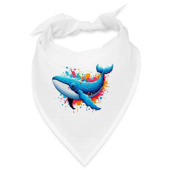 Wal - Bandana - Weiß - Vorne