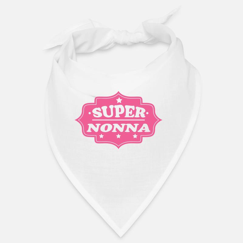 SUPER NONNA - Bandana - blanc