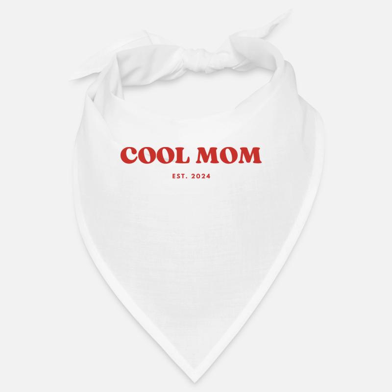 Cool Mom Est. 2024 - Bandana - Weiß
