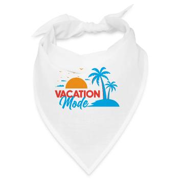 Vacation Mood - Bandana - Weiß - Vorne