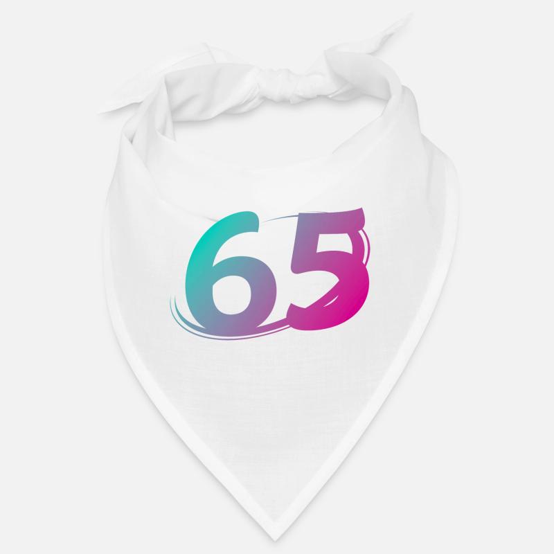 Number 65 multicolor Bandana