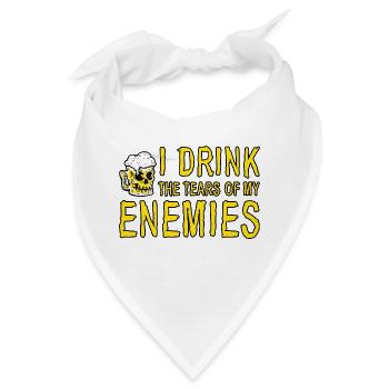 I Drink The Tears Of My Enemies 4 - Bandana - Weiß - Vorne