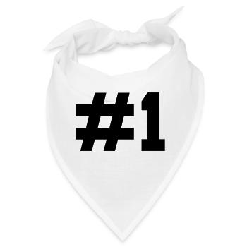 1 - Bandana - Weiß - Vorne